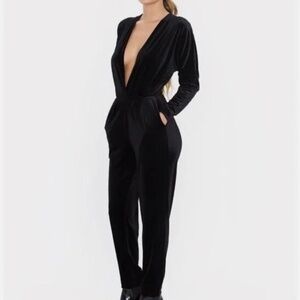 American Apparel Black Jumpsuit